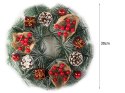 Nowoczesny wianek świąteczny do dekoracji domu