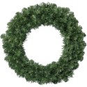 Nowoczesny wianek świąteczny o naturalnym charakterze
