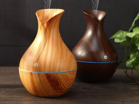 Nowoczesny nawilżacz powietrza z aromaterapią i podświetleniem