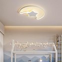 Nowoczesna lampa sufitowa LED z pilotem do pokoju dziecięcego