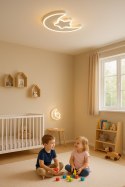 Nowoczesna lampa sufitowa LED z pilotem do pokoju dziecięcego