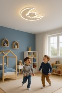 Nowoczesna lampa sufitowa LED z pilotem do pokoju dziecięcego