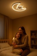 Nowoczesna lampa sufitowa LED z pilotem do pokoju dziecięcego