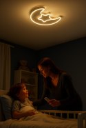 Nowoczesna lampa sufitowa LED z pilotem do pokoju dziecięcego