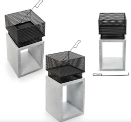 Palenisko OGRODOWE OHIO 35 x 35 cm - 15179 wys 71cm ogród ogień