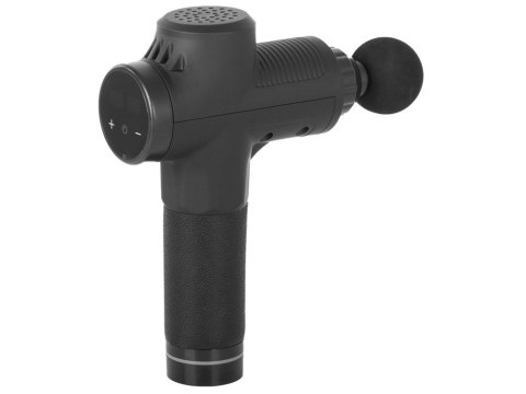 Pistolet do masażu masażer do ciała LCD mocny bezprzewodowy zestaw walizka