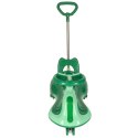 Jeździk grawitacyjny z LED Swing FIX S2 — skuter z rączką zielony max 100kg