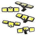 Lampa solarną LED 3w1 z czujnikiem ruchu i zmierzchu do ogrodu