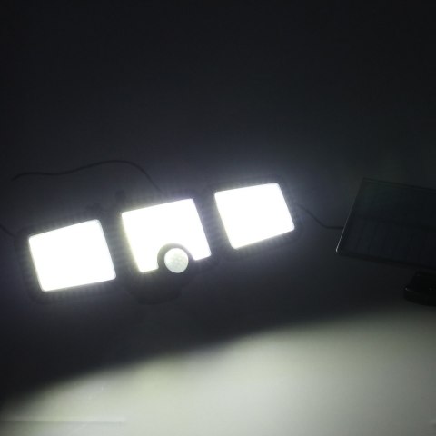 Lampa solarną LED 3w1 z czujnikiem ruchu i zmierzchu do ogrodu