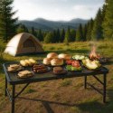 Nowoczesny składany stół turystyczny do outdoorowych przygód