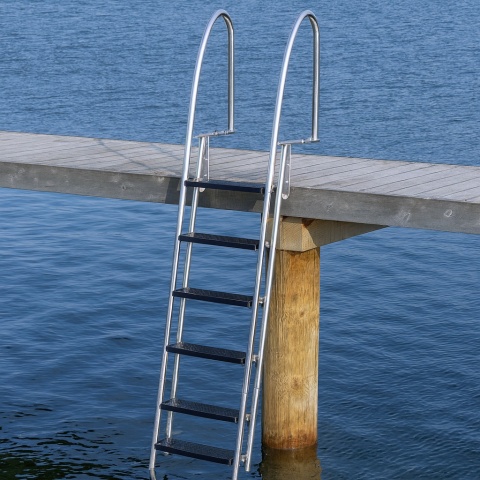 Drabina 265cm do zejścia porcie z jachtu statku pomostu