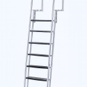 Drabinka pomostowa 265cm basenu kąpielisko WYSOKA 2 elementy