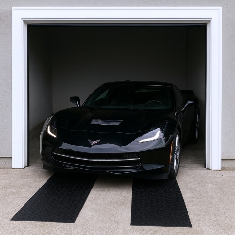 Mata gumowa warsztatu garażu 550x40cm nie brudzi podłogi