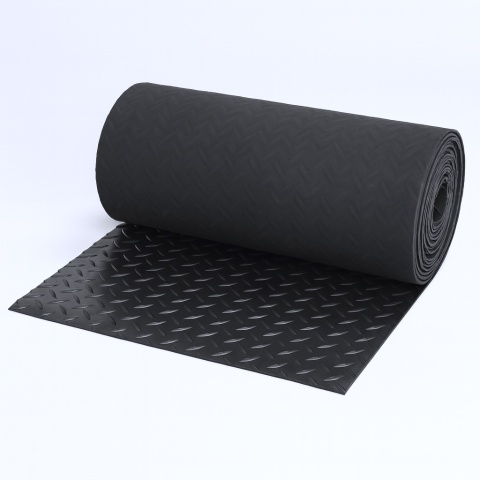 Mata gumowa warsztatu garażu 550x40cm nie brudzi podłogi