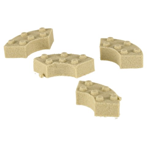Piasek Kreatywny dla Dzieci 1100g - Zamek i Pojazdy, Zestaw Zabawowy