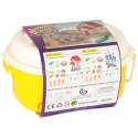 Zestaw Kreatywny Piaskownica z Foremkami i Figurkami 750g