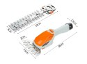 Nożyce do trawy krzewów AKUmulatorowe sekator przycinarka do żywopłotu 2w1