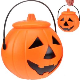 Wiaderko na Halloween - dynia do zbierania cukierków
