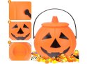 Wiaderko na Halloween - dynia do zbierania cukierków