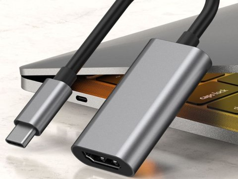 Nowoczesny adapter USB-C do HDMI 4K 60Hz, idealny do laptopów i tabletów