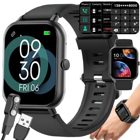 Nowoczesny smartwatch z funkcjami zdrowotnymi i sportowymi dla każdego