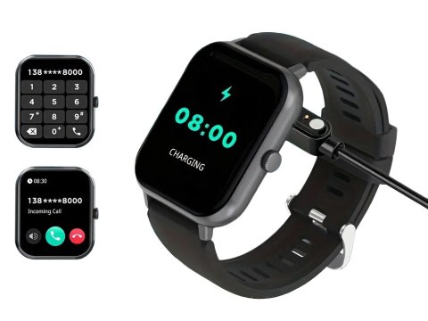 Nowoczesny smartwatch z funkcjami zdrowotnymi i sportowymi dla każdego