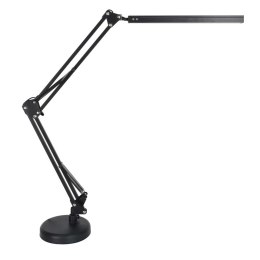 Nowoczesna lampka biurkowa LED z USB z regulowanym ramieniem i klipsem