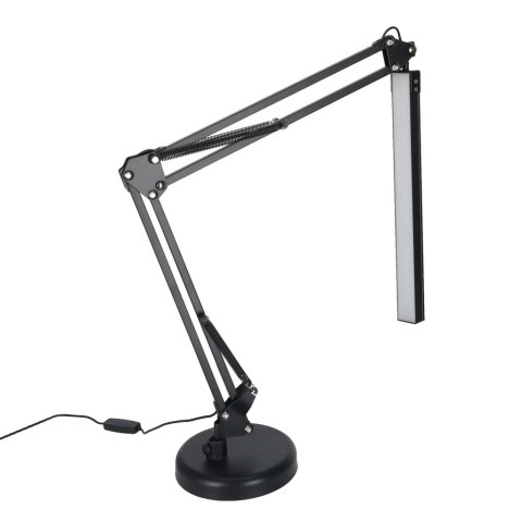 Nowoczesna lampka biurkowa LED z USB z regulowanym ramieniem i klipsem