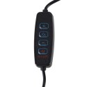 Nowoczesna lampka biurkowa LED z USB z regulowanym ramieniem i klipsem
