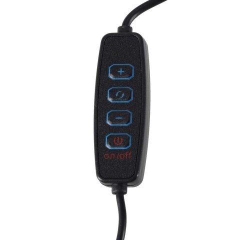 Nowoczesna lampka biurkowa LED z USB z regulowanym ramieniem i klipsem