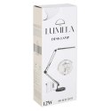 Nowoczesna lampka biurkowa LED z USB z regulowanym ramieniem i klipsem