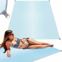 Mata plażowa XXL - koniec z piaskiem na kocu!