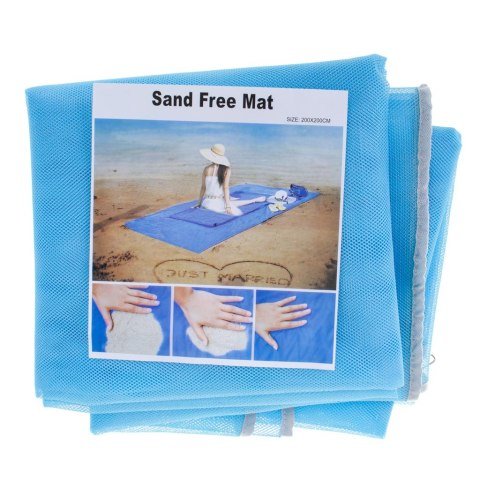 Mata plażowa XXL - koniec z piaskiem na kocu!