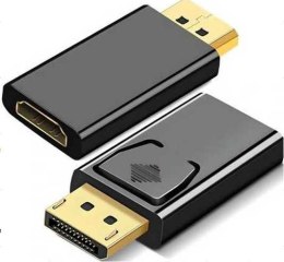 Złącze HDMI do 4K Ultra HD | Adapter DisplayPort do HDMI | Adapter DisplayPort do HDMI 4K - wysokiej jakości przejściówka | Stab