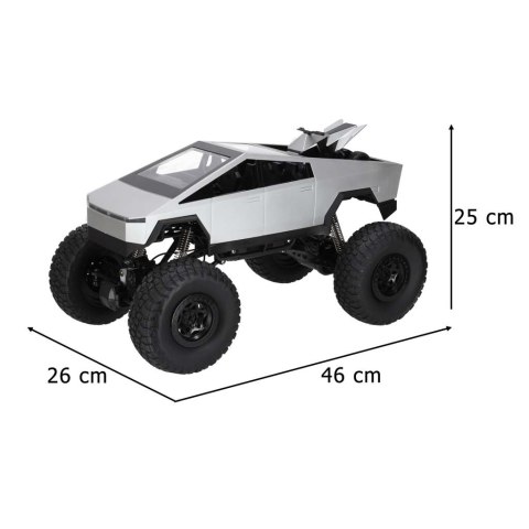 Futurystyczny zdalnie sterowany Pickup Truck 1:8 z efektem świetlnym!