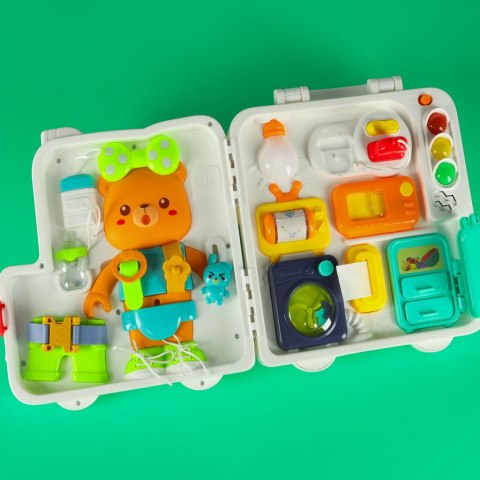 
Tablica manipulacyjna sensoryczna w walizce XXL dla dzieci