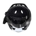 Kask rowerowy damsko-męski RALLEX, regulowany, czarno-biały, rozmiar L 58-62 cm