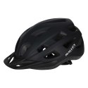 Nowoczesny kask rowerowy - regulowany, czarny, M 54-58cm