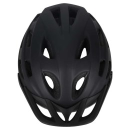 Nowoczesny kask rowerowy - regulowany, czarny, M 54-58cm