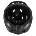 Nowoczesny kask rowerowy - regulowany, czarny, M 54-58cm