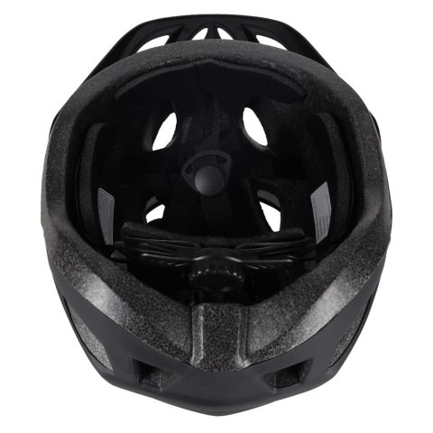 Nowoczesny kask rowerowy - regulowany, czarny, M 54-58cm