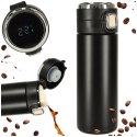 Elegancki Kubek Termiczny z Ustnikiem LED 350 ml