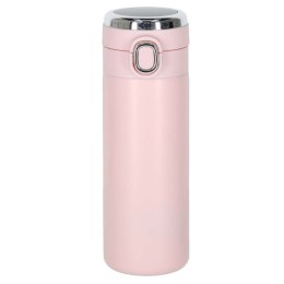  Nowoczesny kubek termiczny z pomiarem temperatury LED 350ml różowy