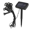 Lampy wbijane solarne ogrodowe MARS LED IP65 10 sztuk 5m 10x2lm