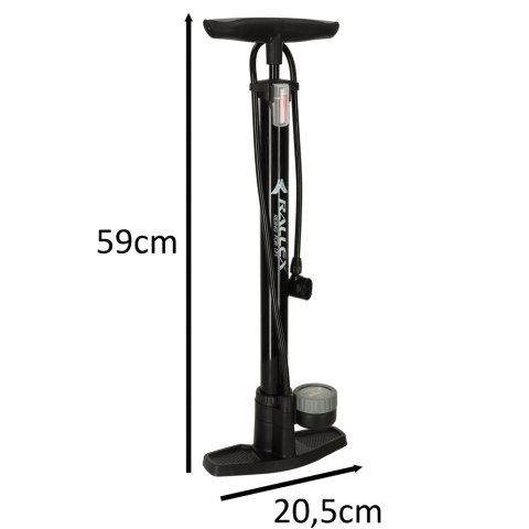 Nowoczesna pompka rowerowa nożna z manometrem 11 bar - Twój stworzony do komfortu wybór!