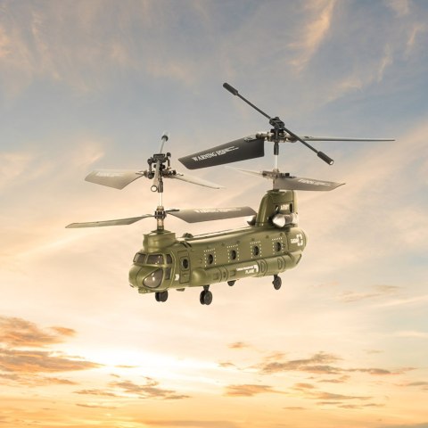 Dron do zabawy - Helikopter zdalnie sterowany 2,4GHz WI-FI, czarny