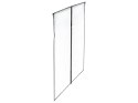 Nowoczesna moskitiera magnetyczna do drzwi 85x210 cm - czarna ochrona przed owadami