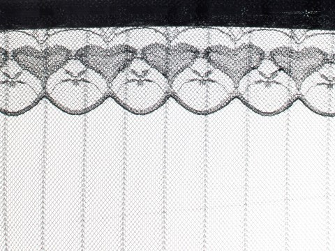Nowoczesna moskitiera magnetyczna do drzwi 85x210 cm - czarna ochrona przed owadami