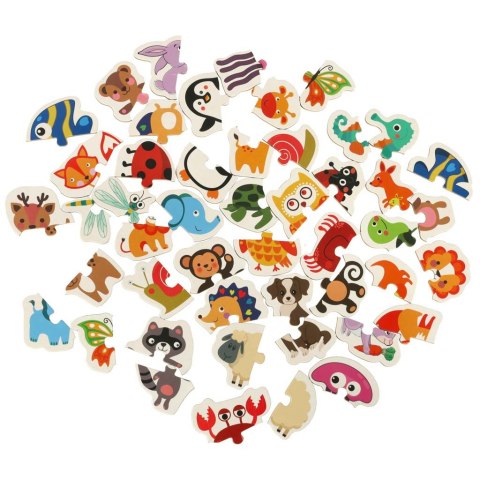 Puzzle kolorowe w puszce - edukacyjna układanka dla dzieci