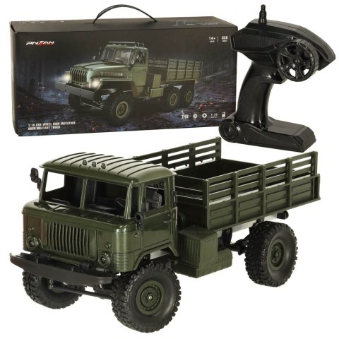 Nowoczesny zdalnie sterowany pojazd off-road 1:16 z funkcjami świetlnymi i 4x4